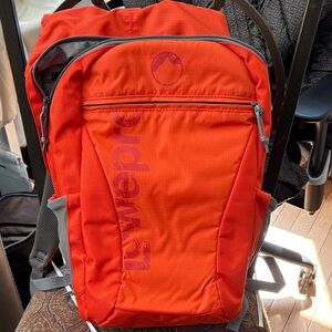 Bright Orange Camera/Daypack Backpack -